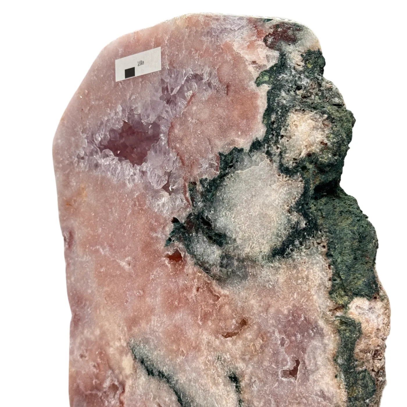 Roze amethist op standaard #5