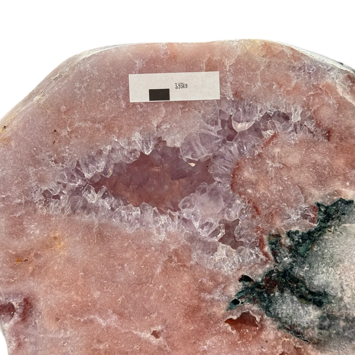 Roze amethist op standaard #5