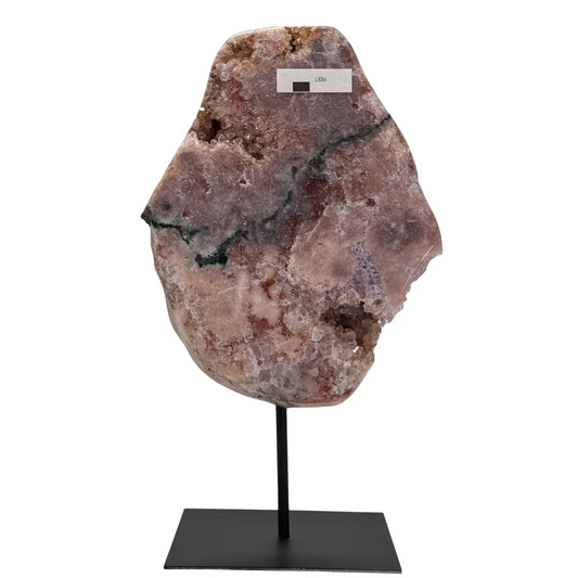 Roze amethist op standaard #8