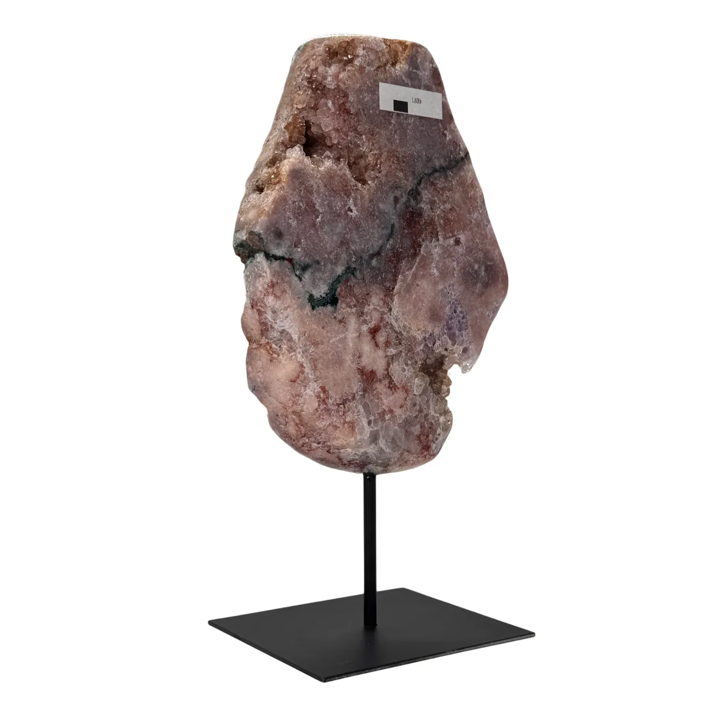 Roze amethist op standaard #8