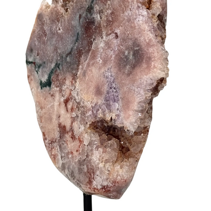 Roze amethist op standaard #8