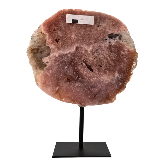 Roze amethist op standaard #9