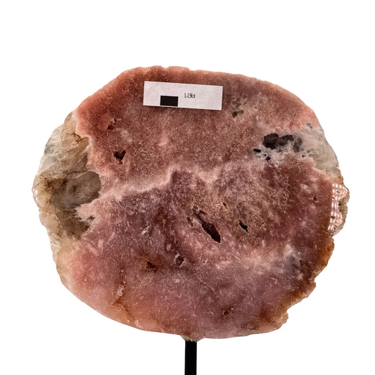 Roze amethist op standaard #9