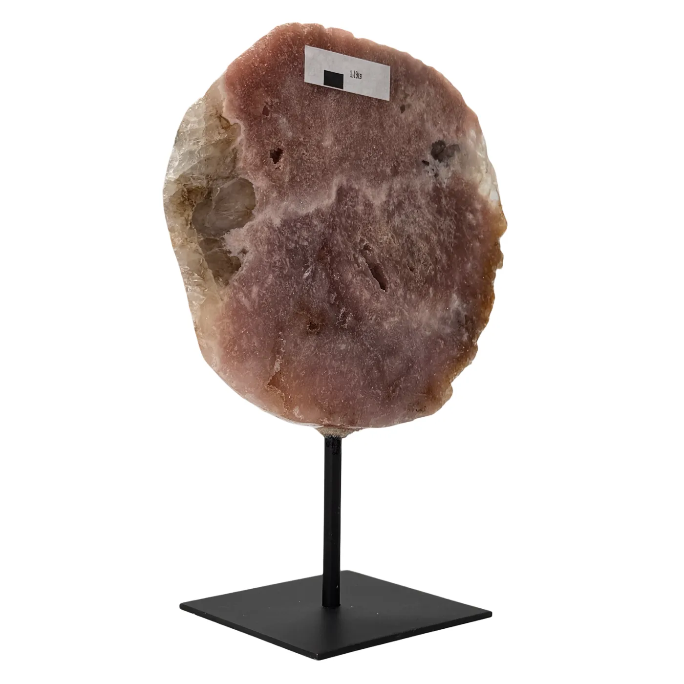 Roze amethist op standaard #9