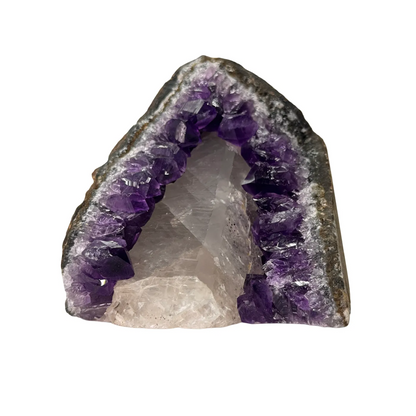 Amethist met calciet - speciale formatie #11