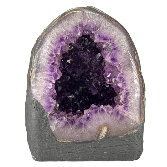 Amethist geode kathedraal klein - dieppaars - hoge kwaliteit #5