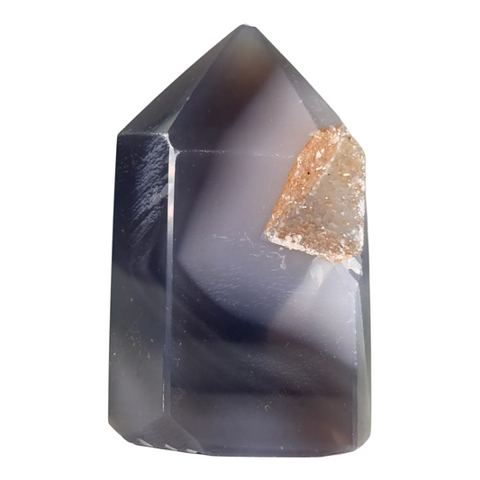 Tour d'agate Druzy polie #1