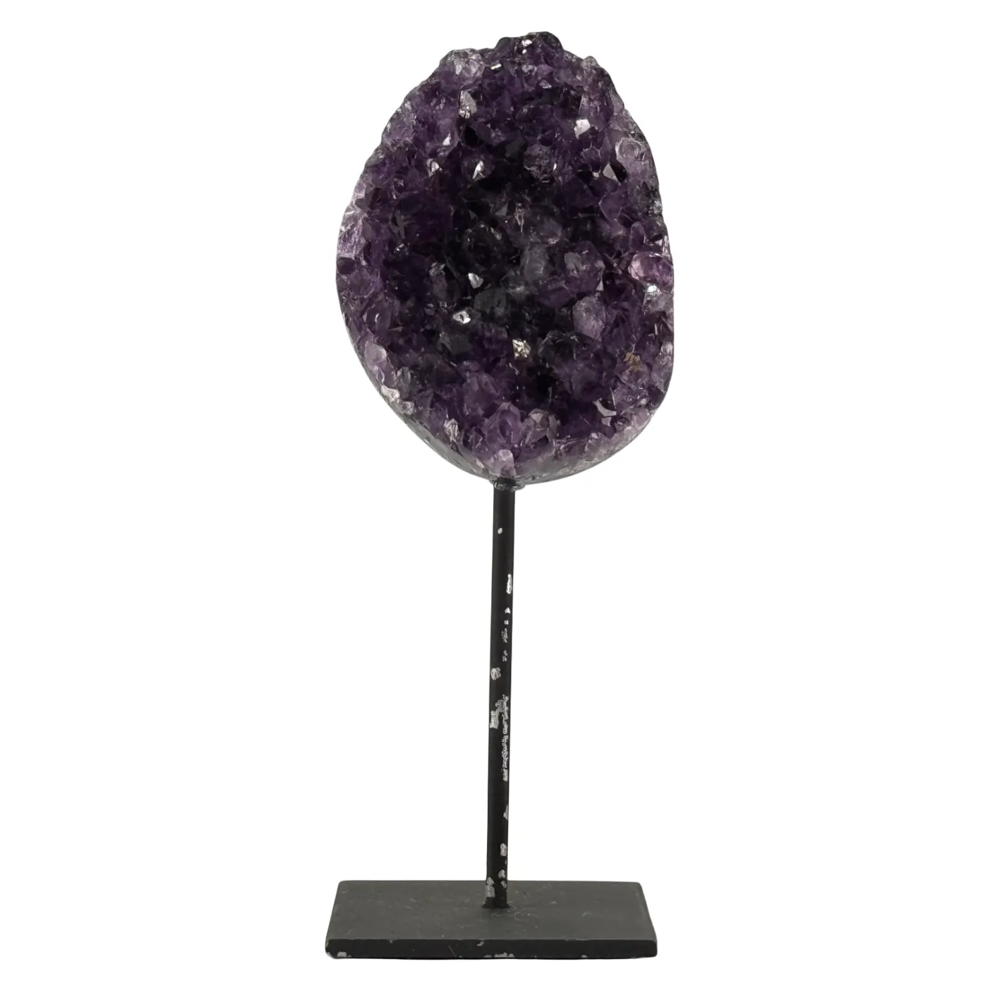 Amethist klein van AAA-kwaliteit op standaard