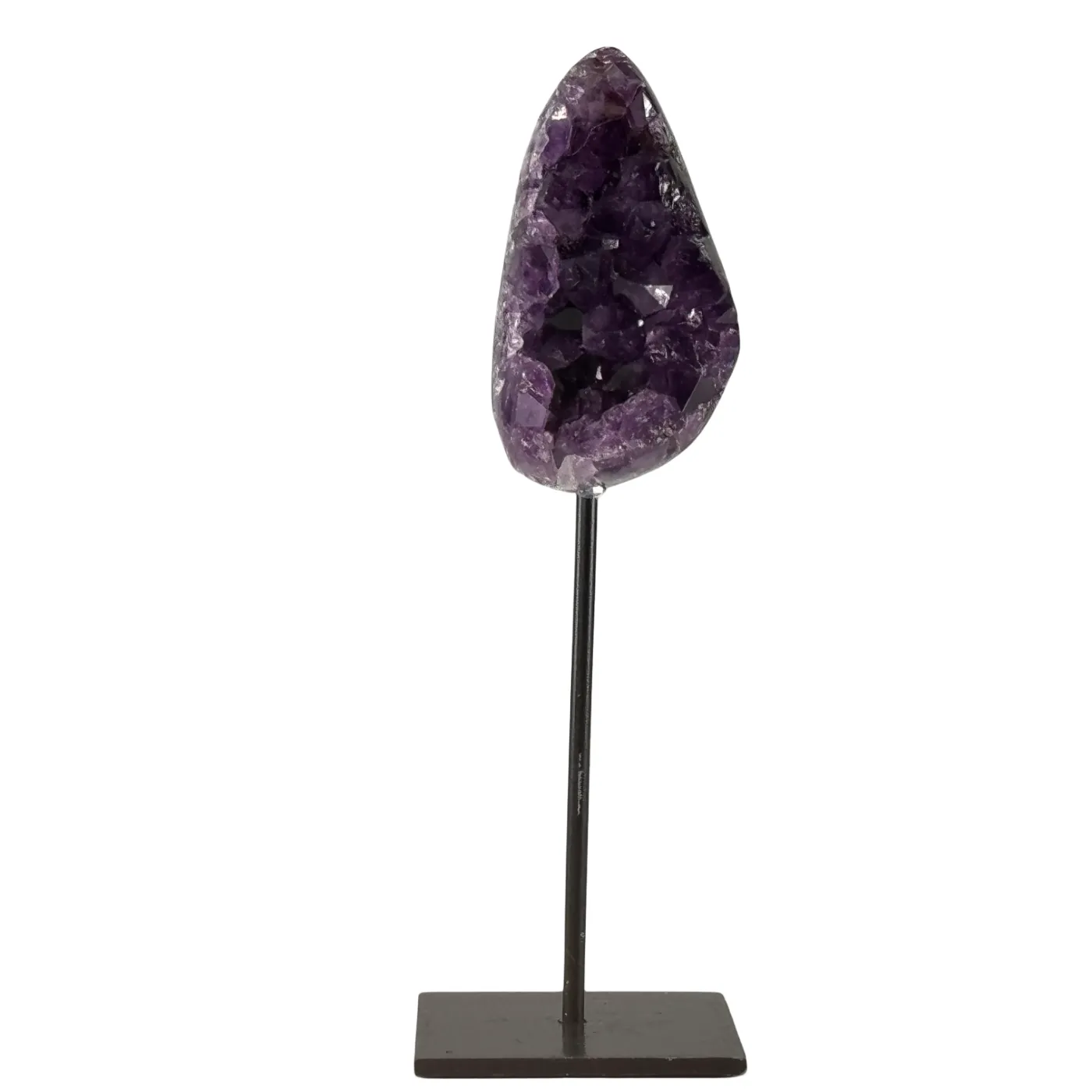 Amethist klein van AAA-kwaliteit op standaard