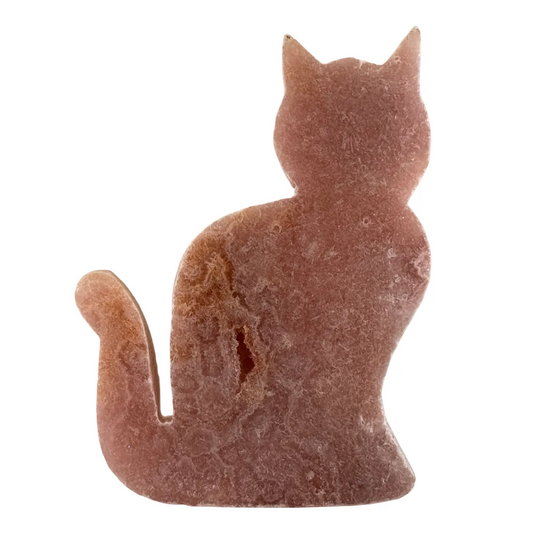 Roze amethist poes figuur #2
