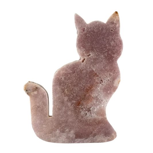 Roze amethist poes figuur #3