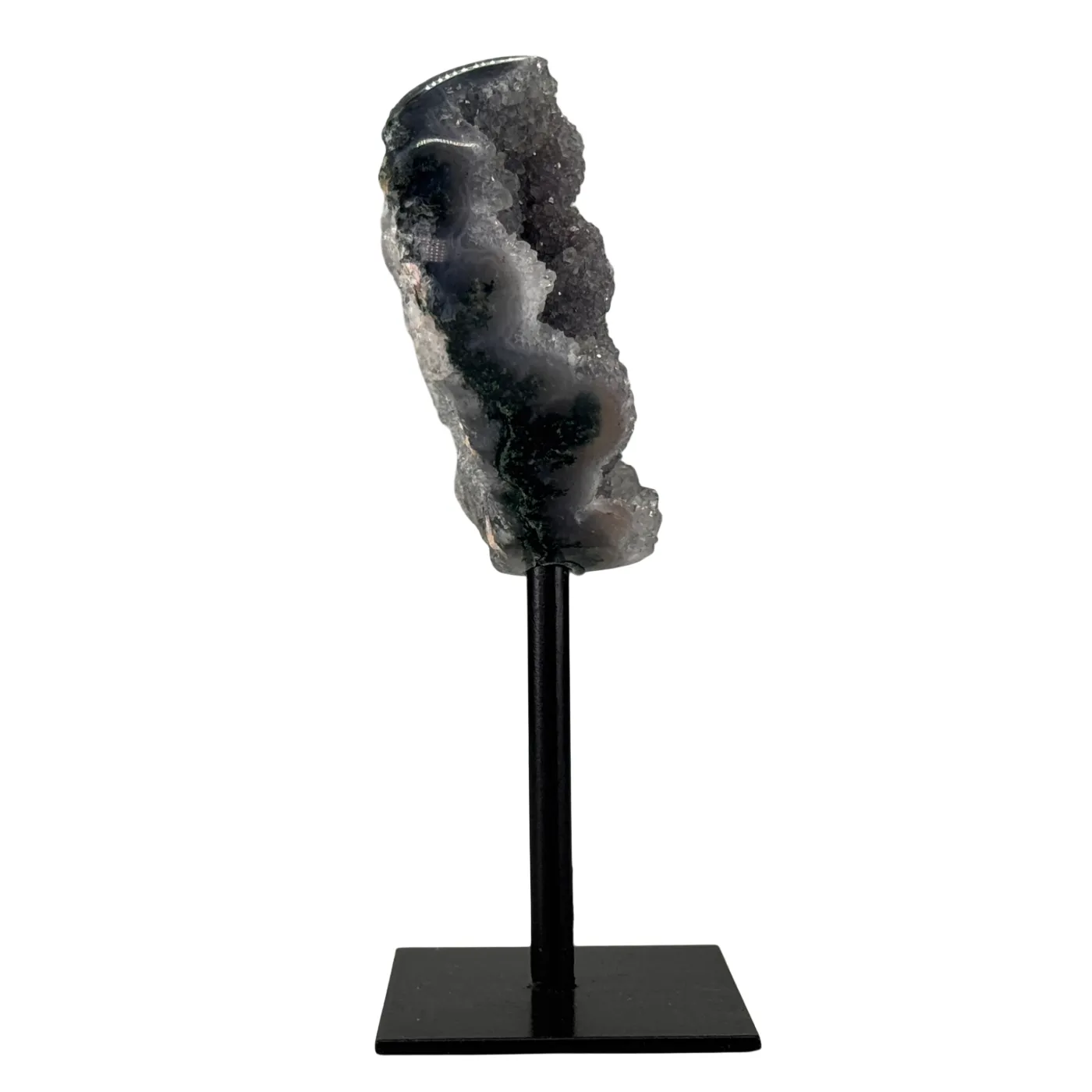 Amethist flower hart op standaard #1