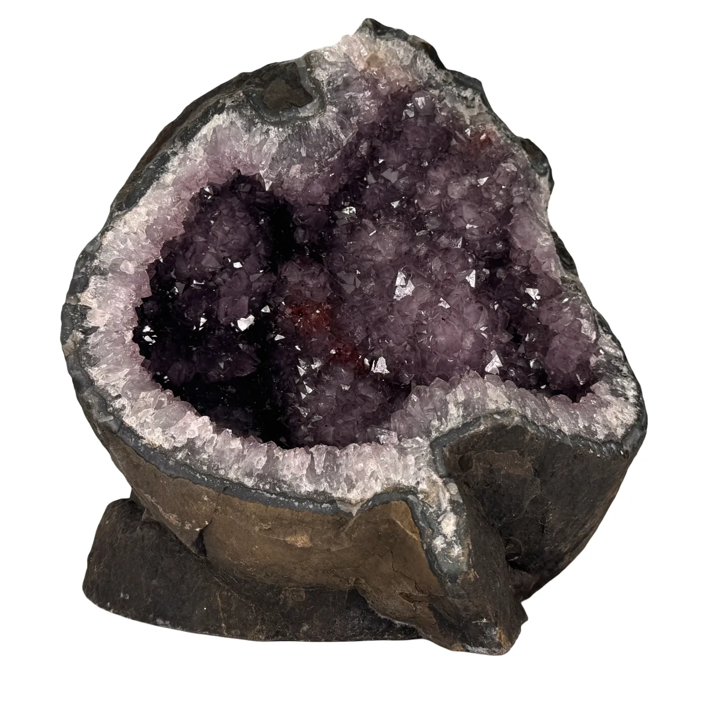 Prachtige Amethist Special uit Uruguay – 23 cm hoog en 6 kg zwaar.