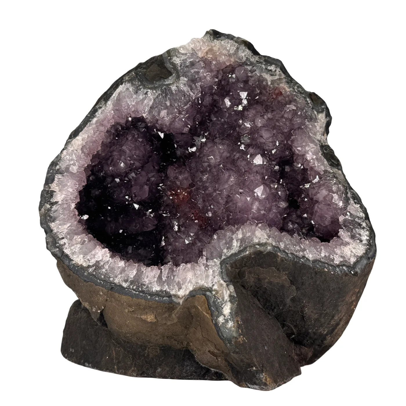 Prachtige Amethist Special uit Uruguay – 23 cm hoog en 6 kg zwaar.