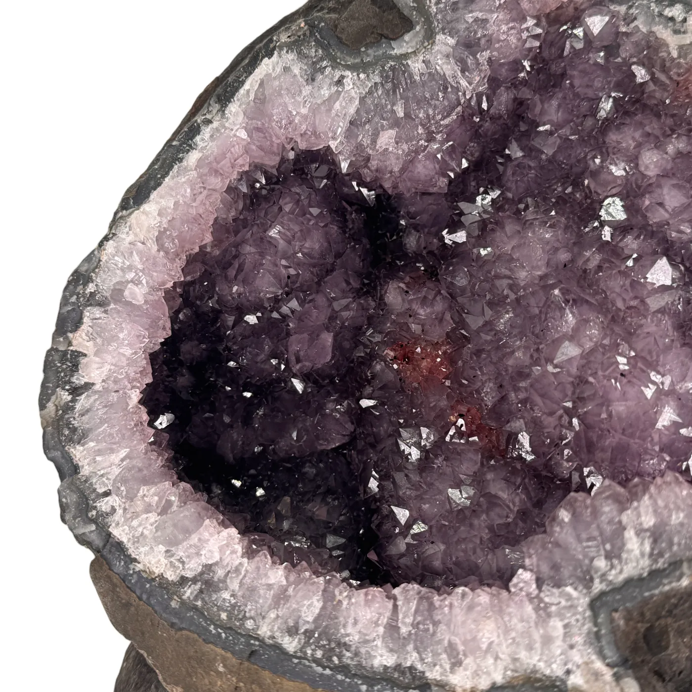 Prachtige Amethist Special uit Uruguay – 23 cm hoog en 6 kg zwaar.