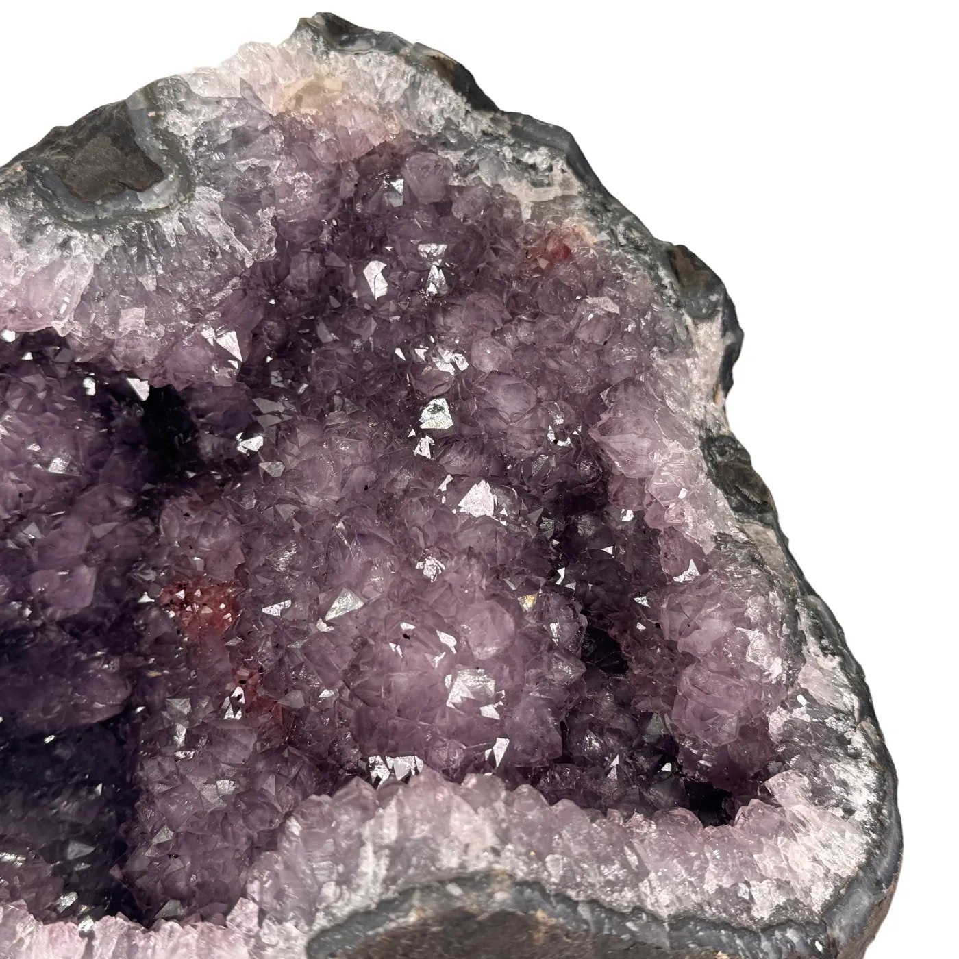 Prachtige Amethist Special uit Uruguay – 23 cm hoog en 6 kg zwaar.