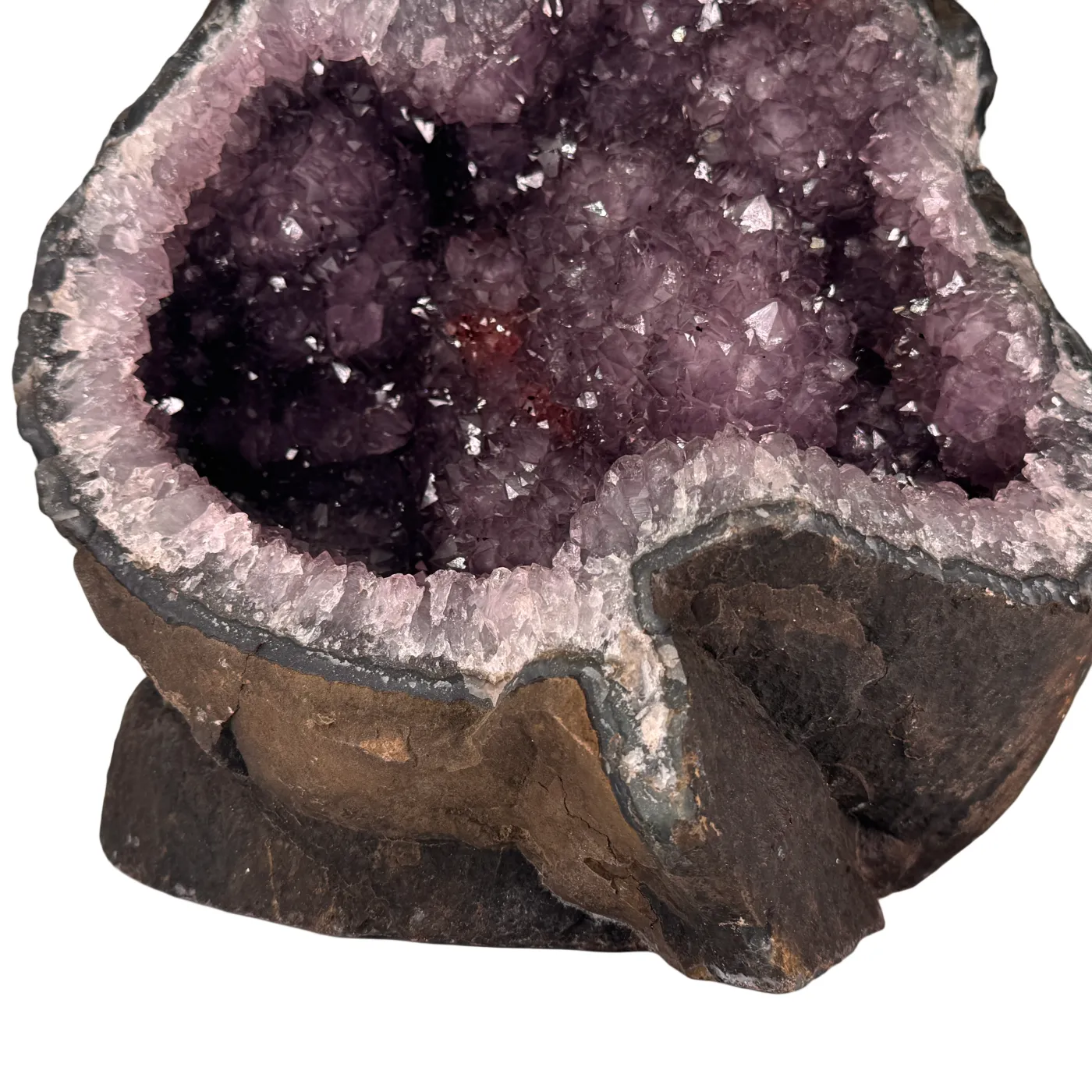 Prachtige Amethist Special uit Uruguay – 23 cm hoog en 6 kg zwaar.