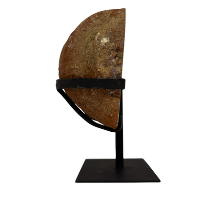 Agaat geode butterfly op standaard #2