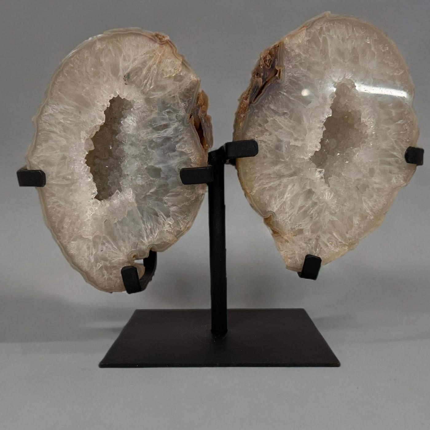 Agaat geode butterfly op standaard #5