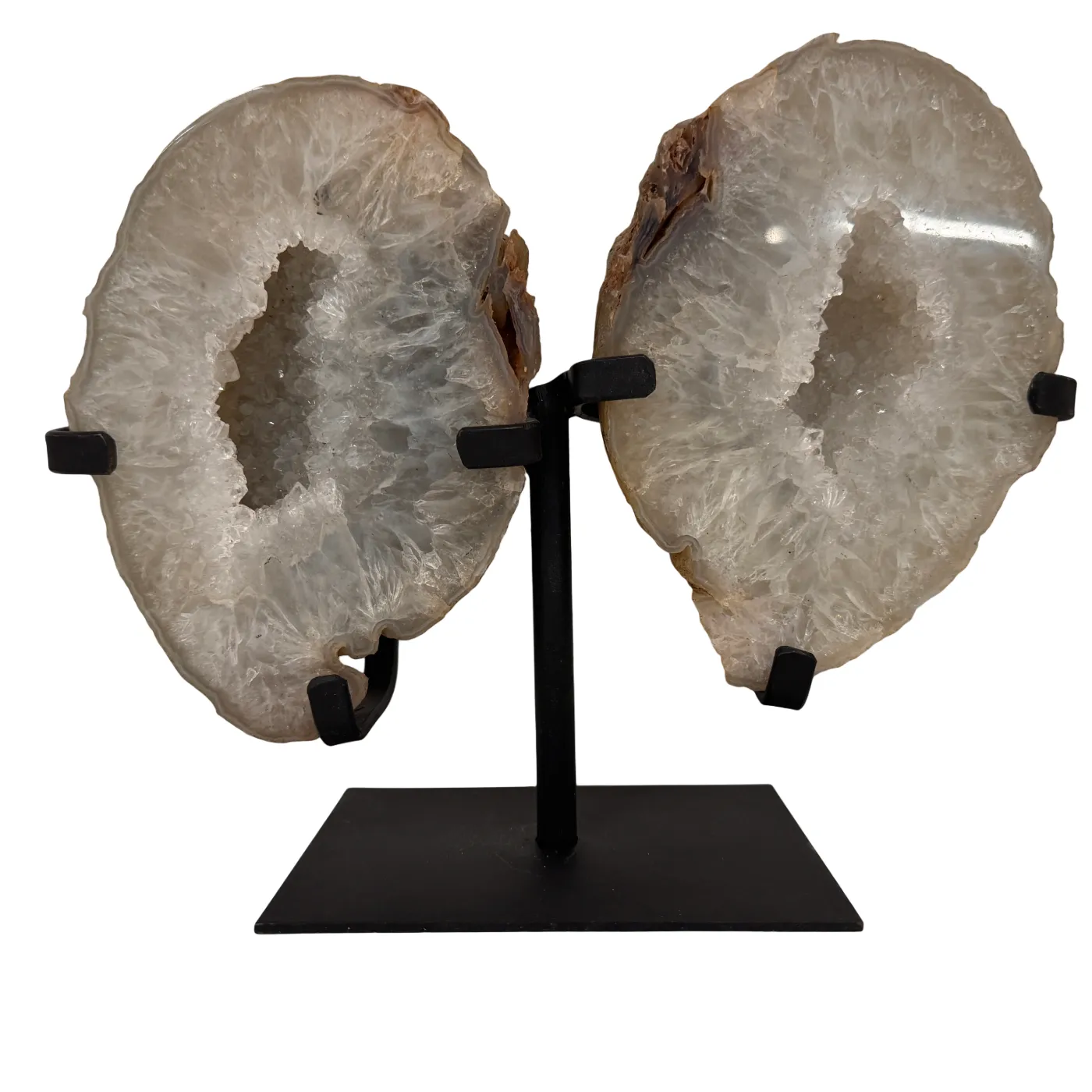 Agaat geode butterfly op standaard #5