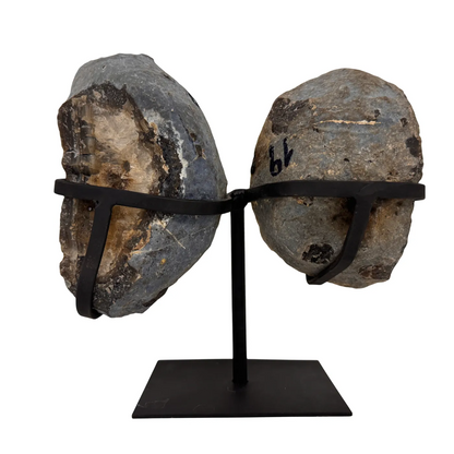 Agaat geode butterfly op standaard #6