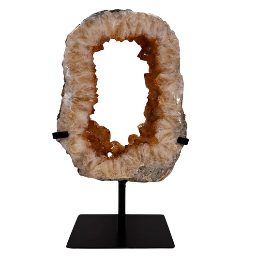 Citrien Portaal op Zwarte Metalen Standaard – uit Brazilië #1