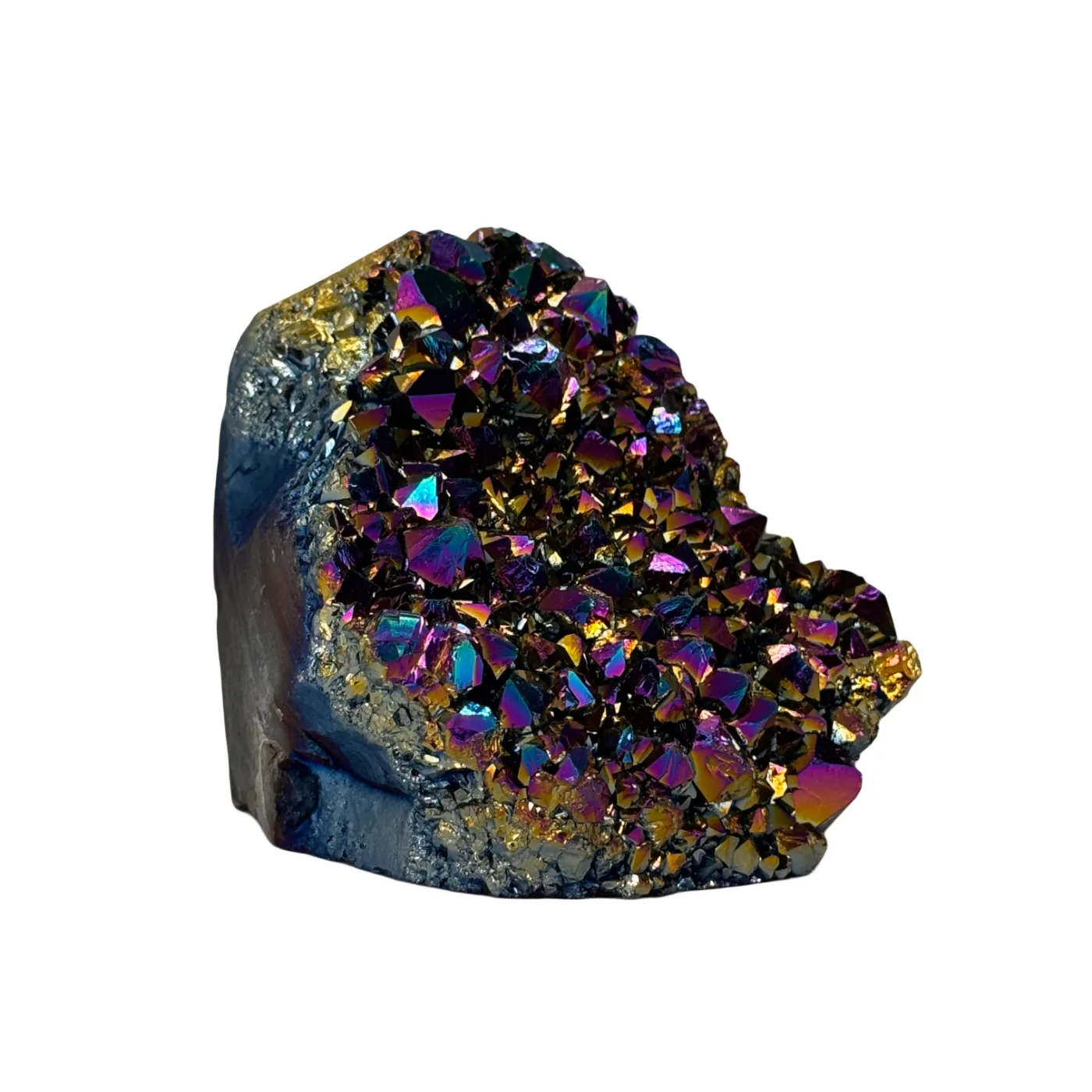 Rainbow titanium cluster #10