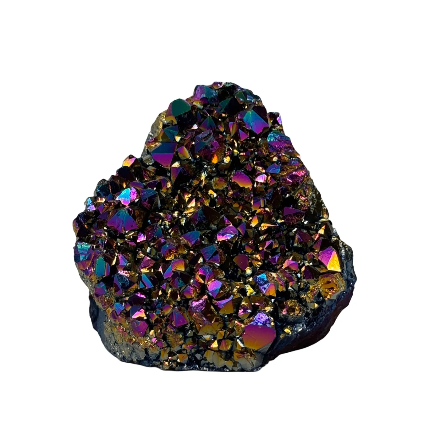 Rainbow titanium cluster #10