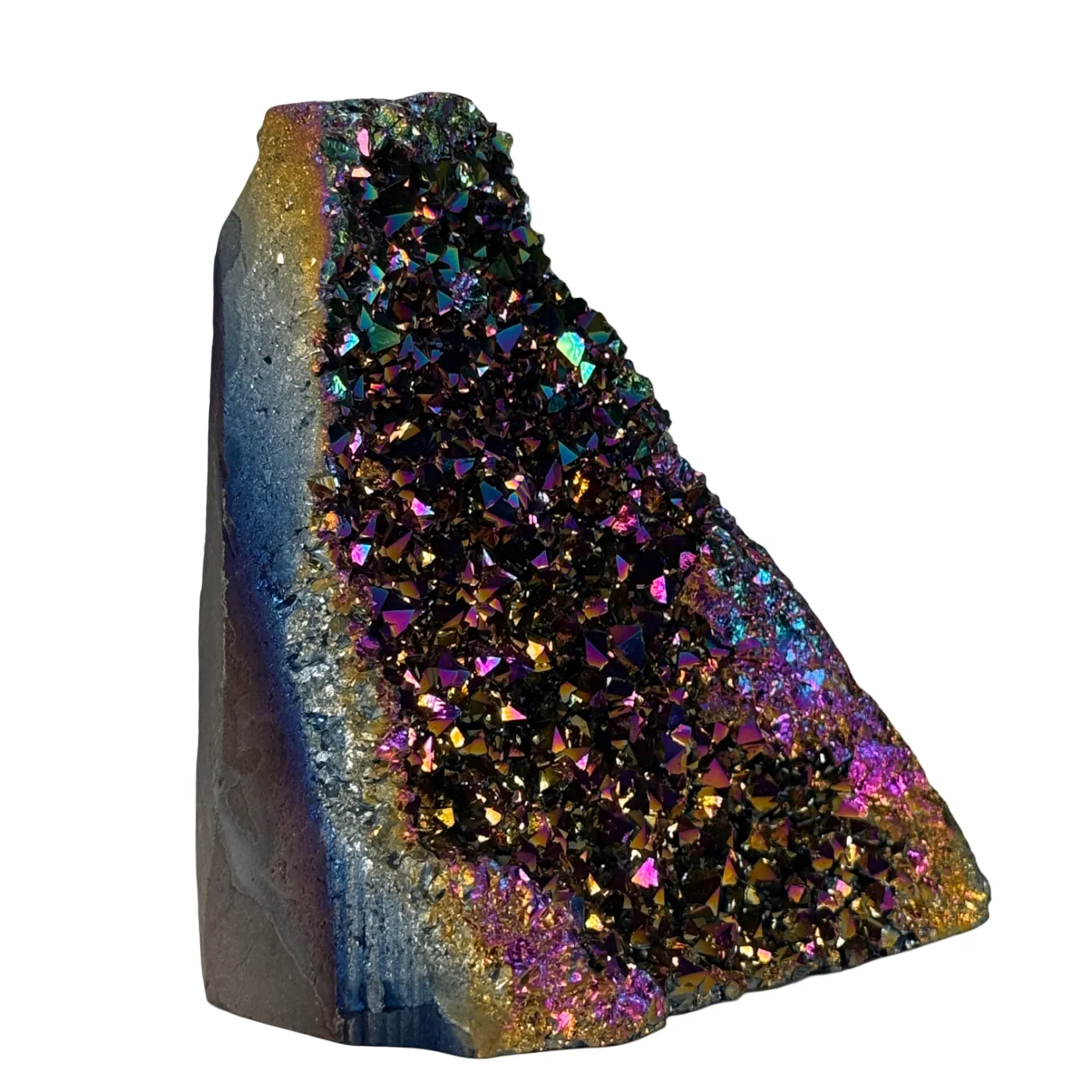 Rainbow titanium cluster #11