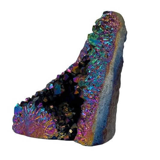 Rainbow titanium cluster #13