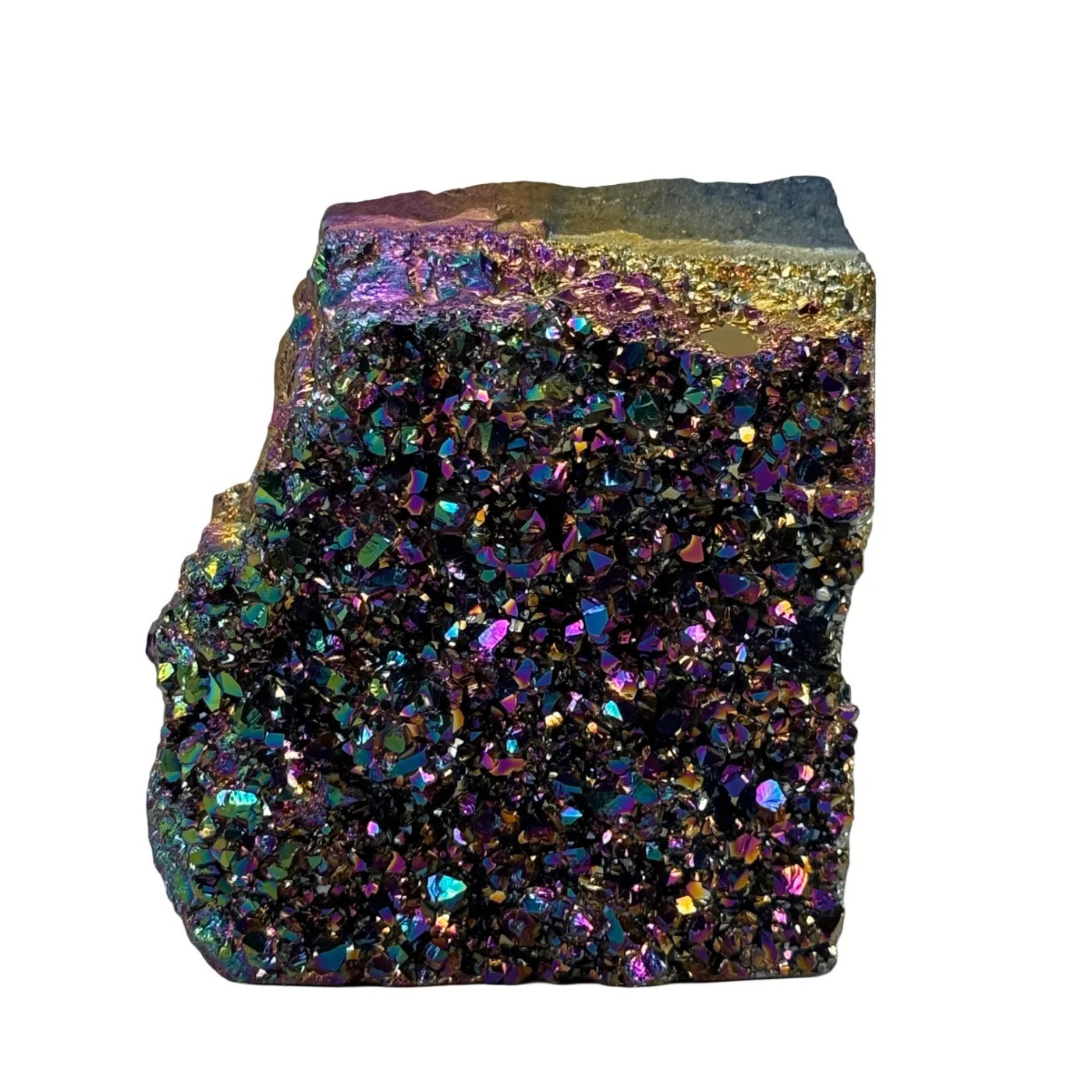 Rainbow titanium cluster #14