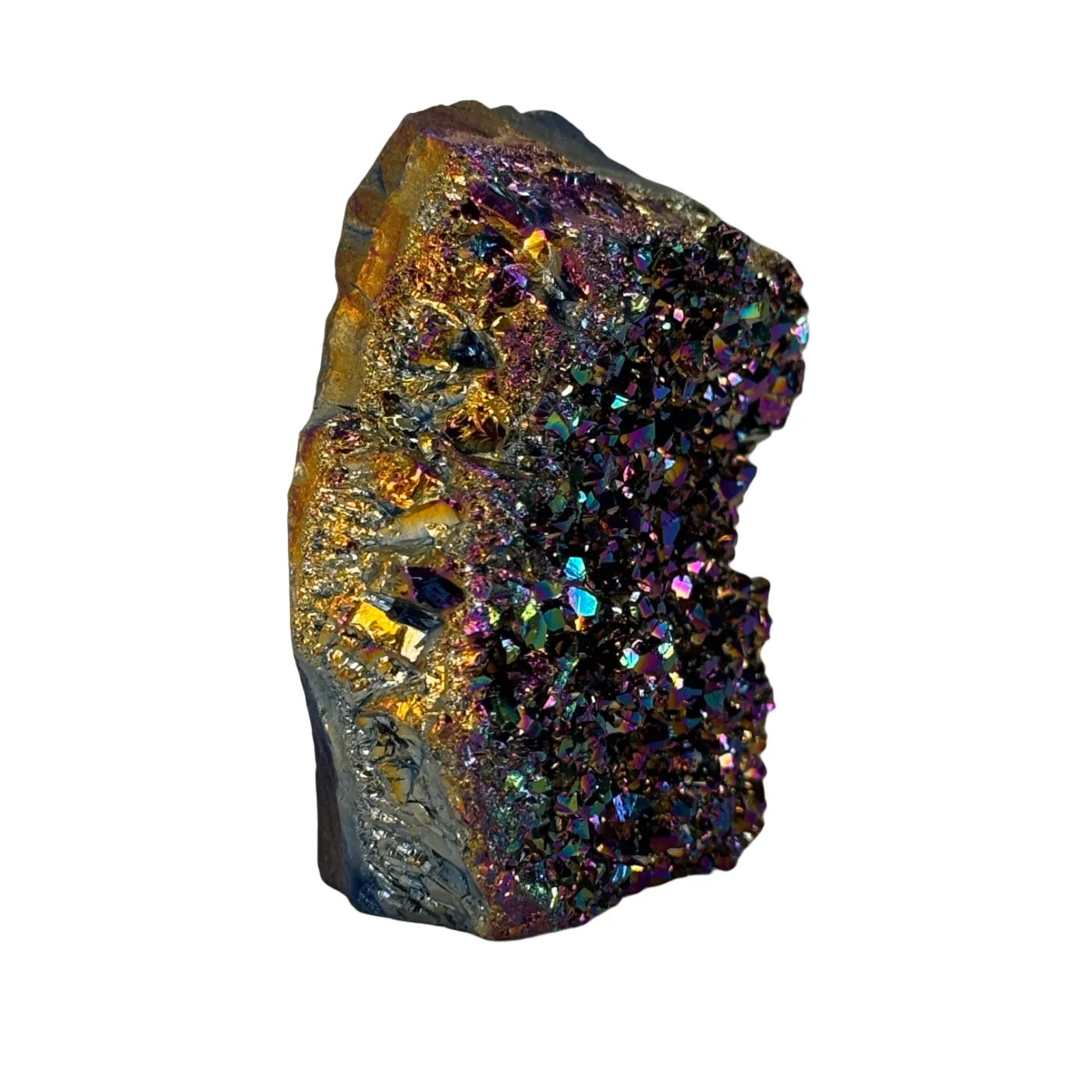 Rainbow titanium cluster #14