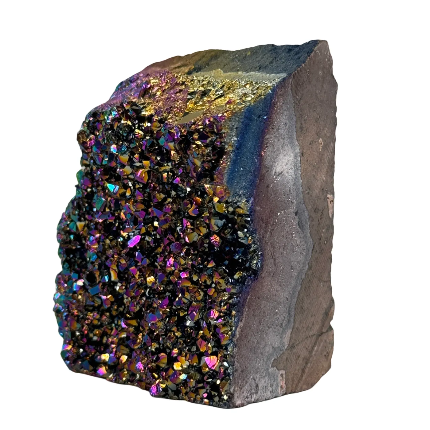 Rainbow titanium cluster #14