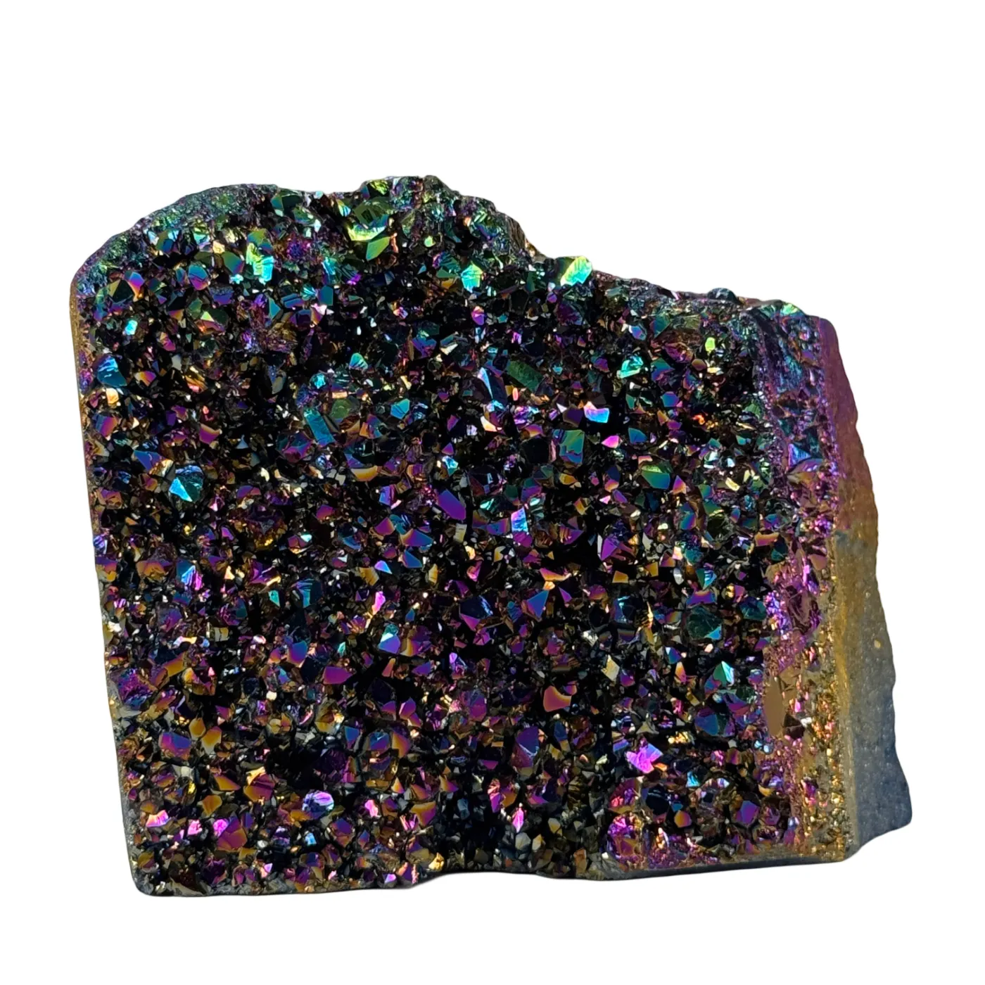 Rainbow titanium cluster #14