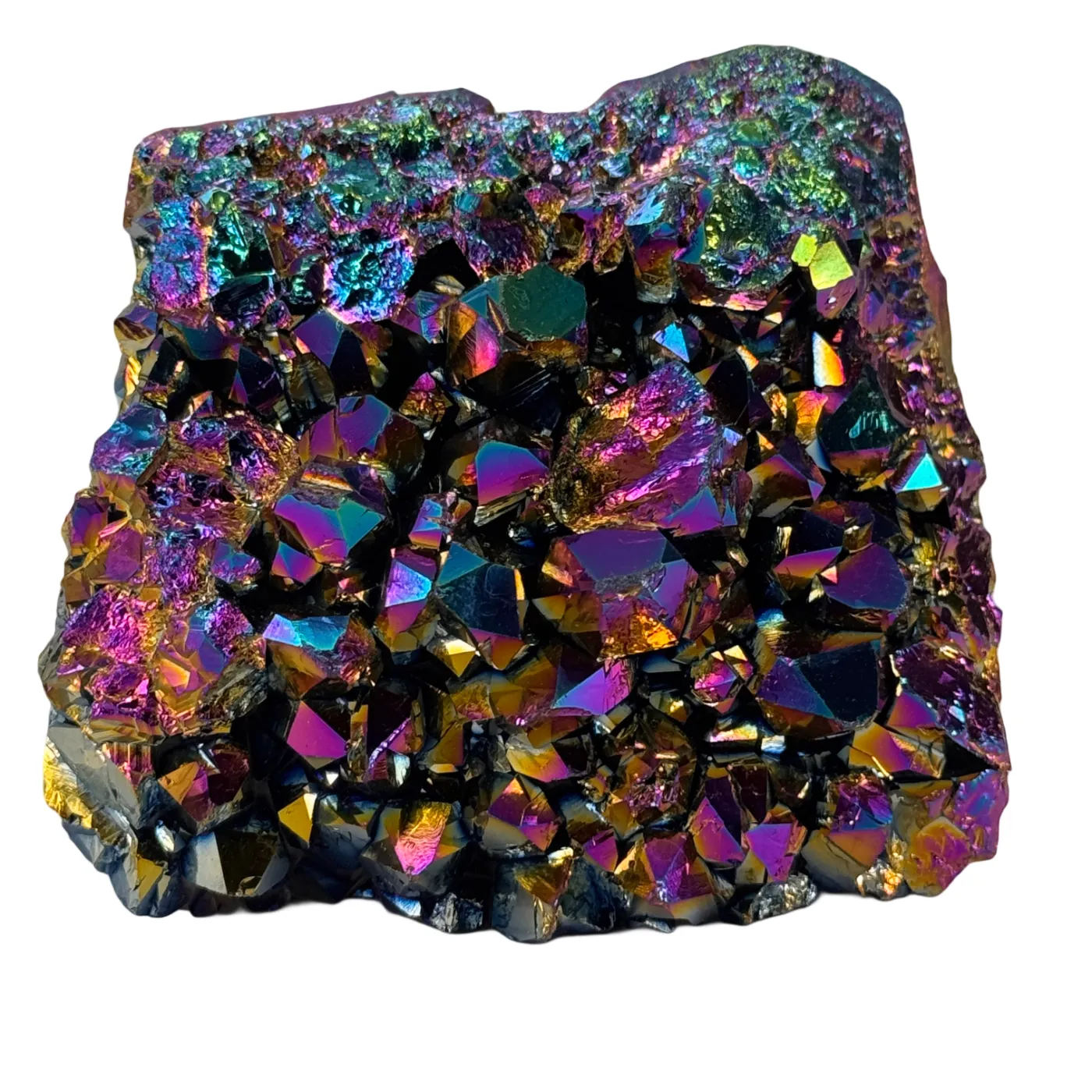 Rainbow titanium cluster #15