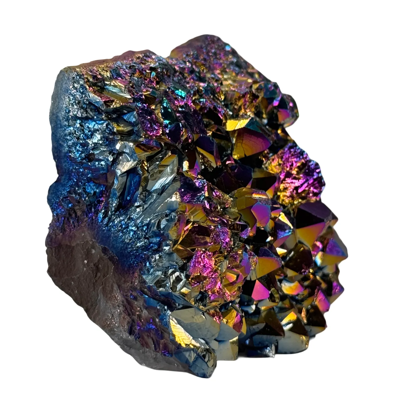 Rainbow titanium cluster #15