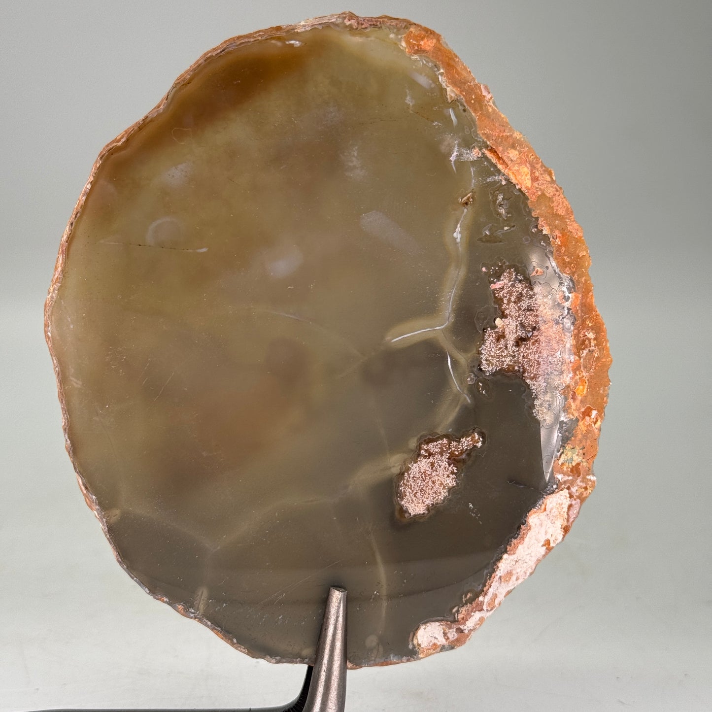 Dunne natuurlijke agaatschijf uit Brazilië