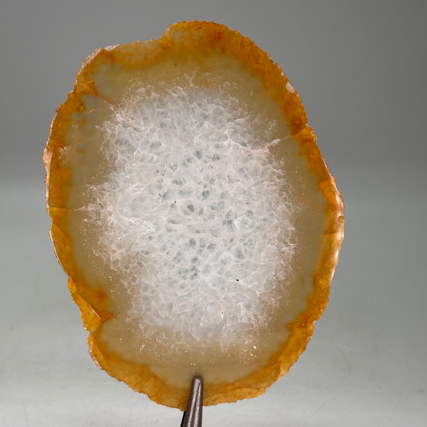 Dunne natuurlijke agaatschijf uit Brazilië