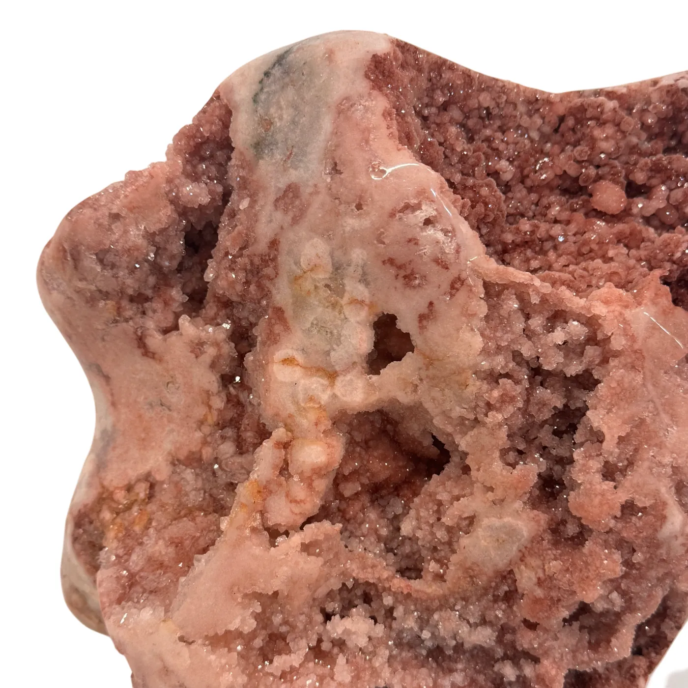 Roze Amethist op Zwarte Metalen Standaard – Hoge Kwaliteit #5