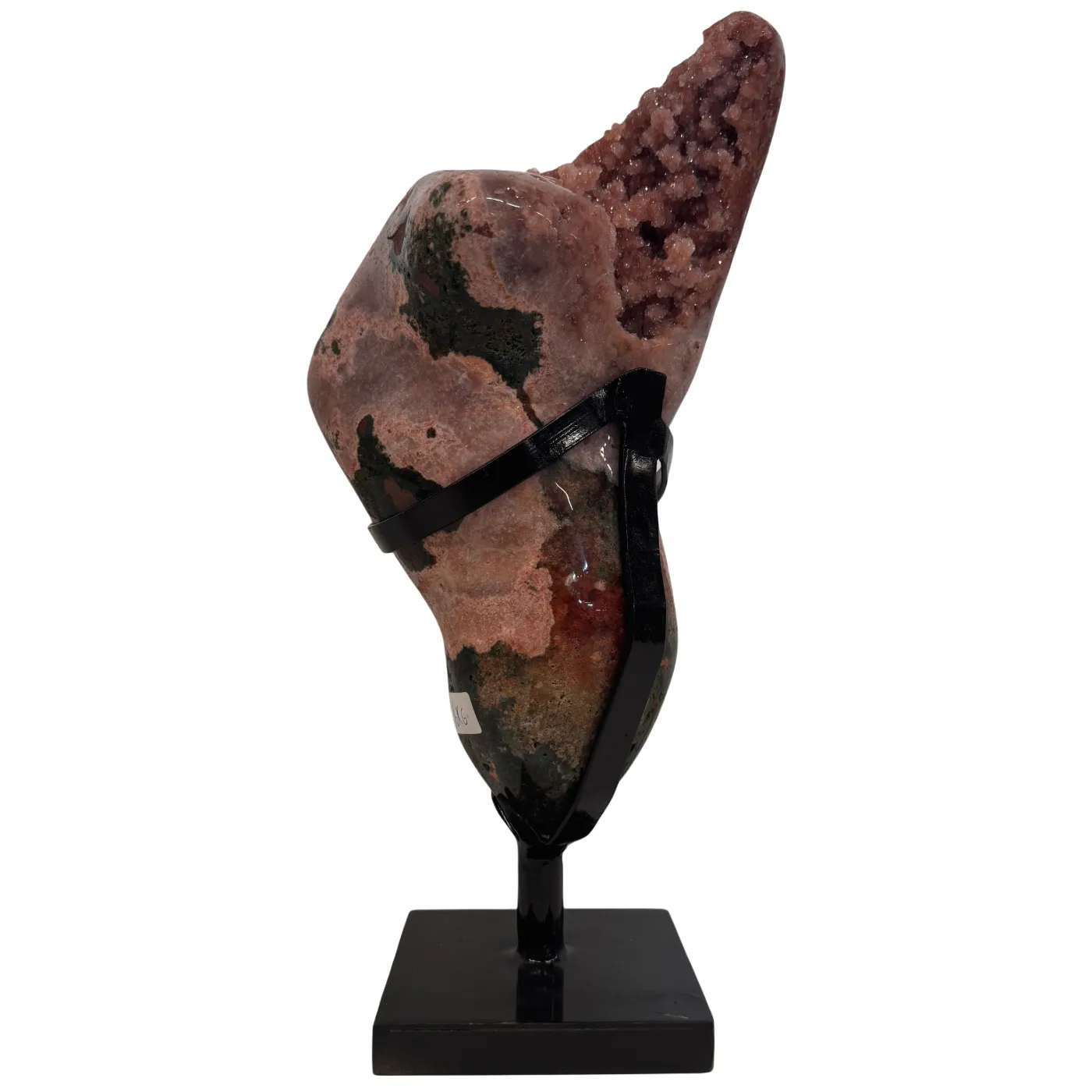 Améthyste rose sur support en métal – Haute qualité du Brésil #6