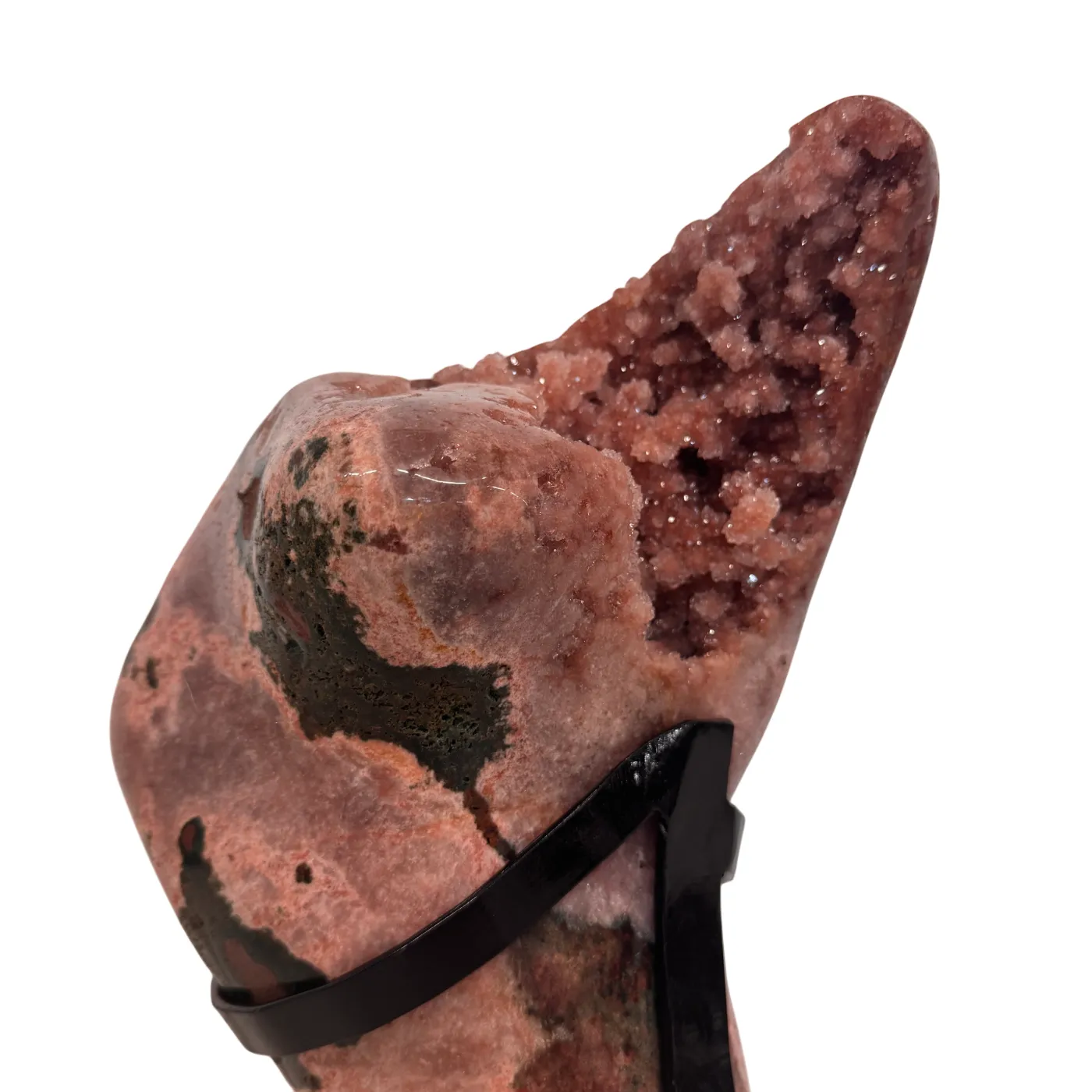 Améthyste rose sur support en métal – Haute qualité du Brésil #6