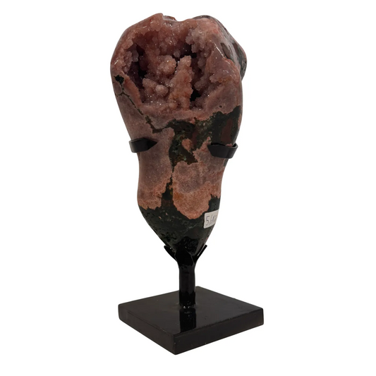 Améthyste rose sur support en métal – Haute qualité du Brésil #6