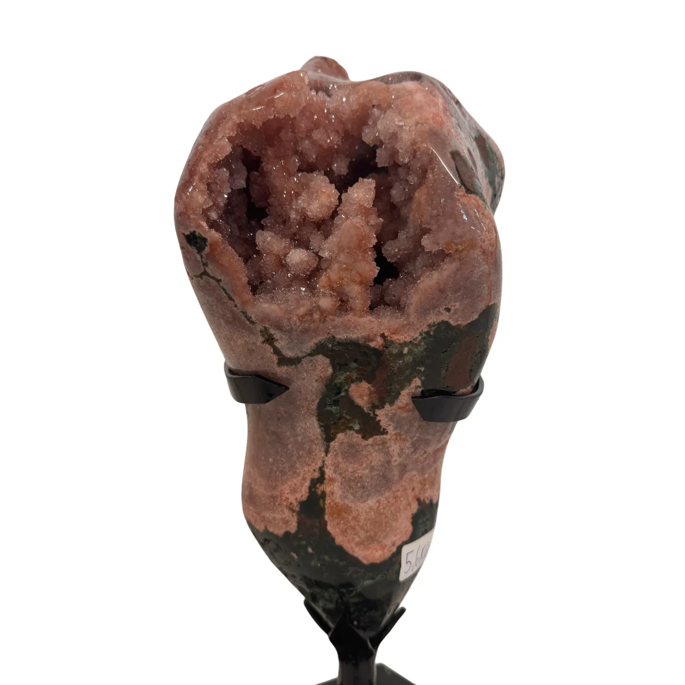 Améthyste rose sur support en métal – Haute qualité du Brésil #6