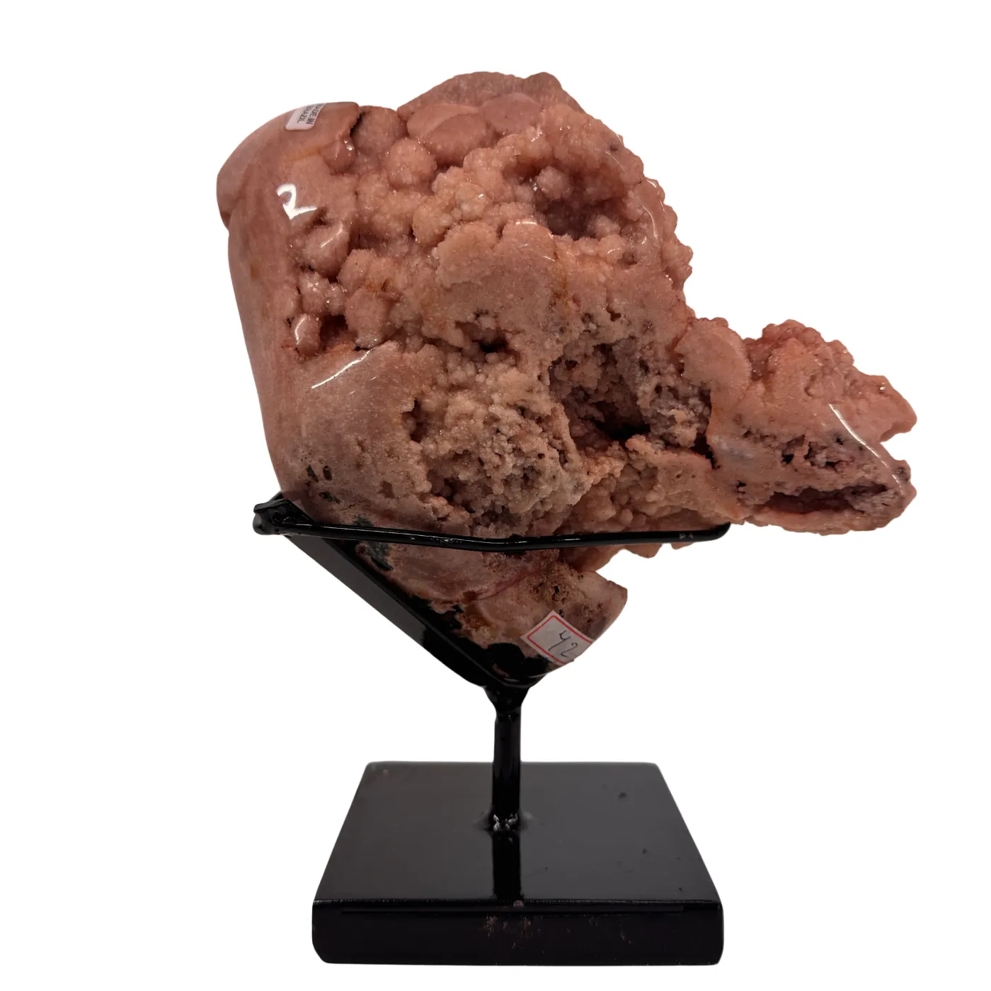 Améthyste rose sur support en métal – Haute qualité du Brésil #7 