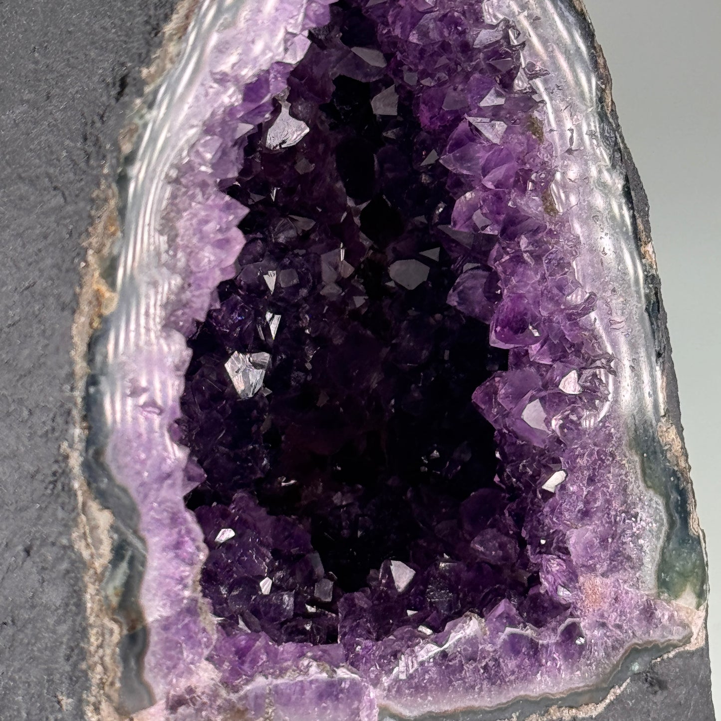 Amethist geode kathedraal klein - dieppaars - hoge kwaliteit #7