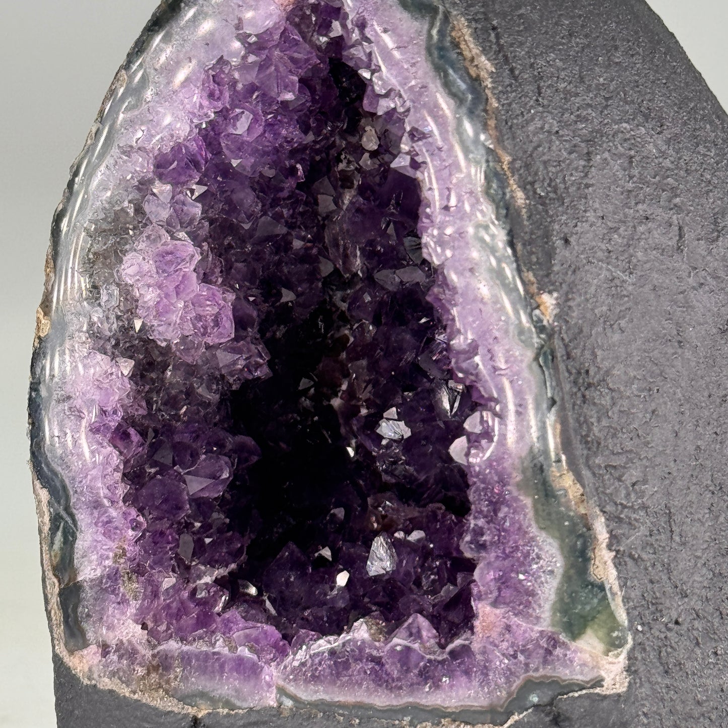 Amethist geode kathedraal klein - dieppaars - hoge kwaliteit #7