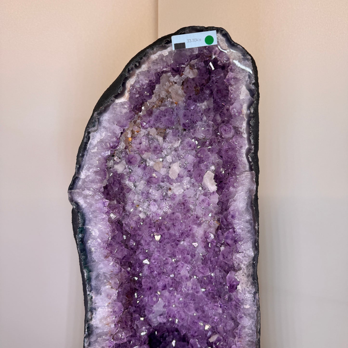 XL amethist kathedraal van 65 cm hoog  (alleen afhalen)