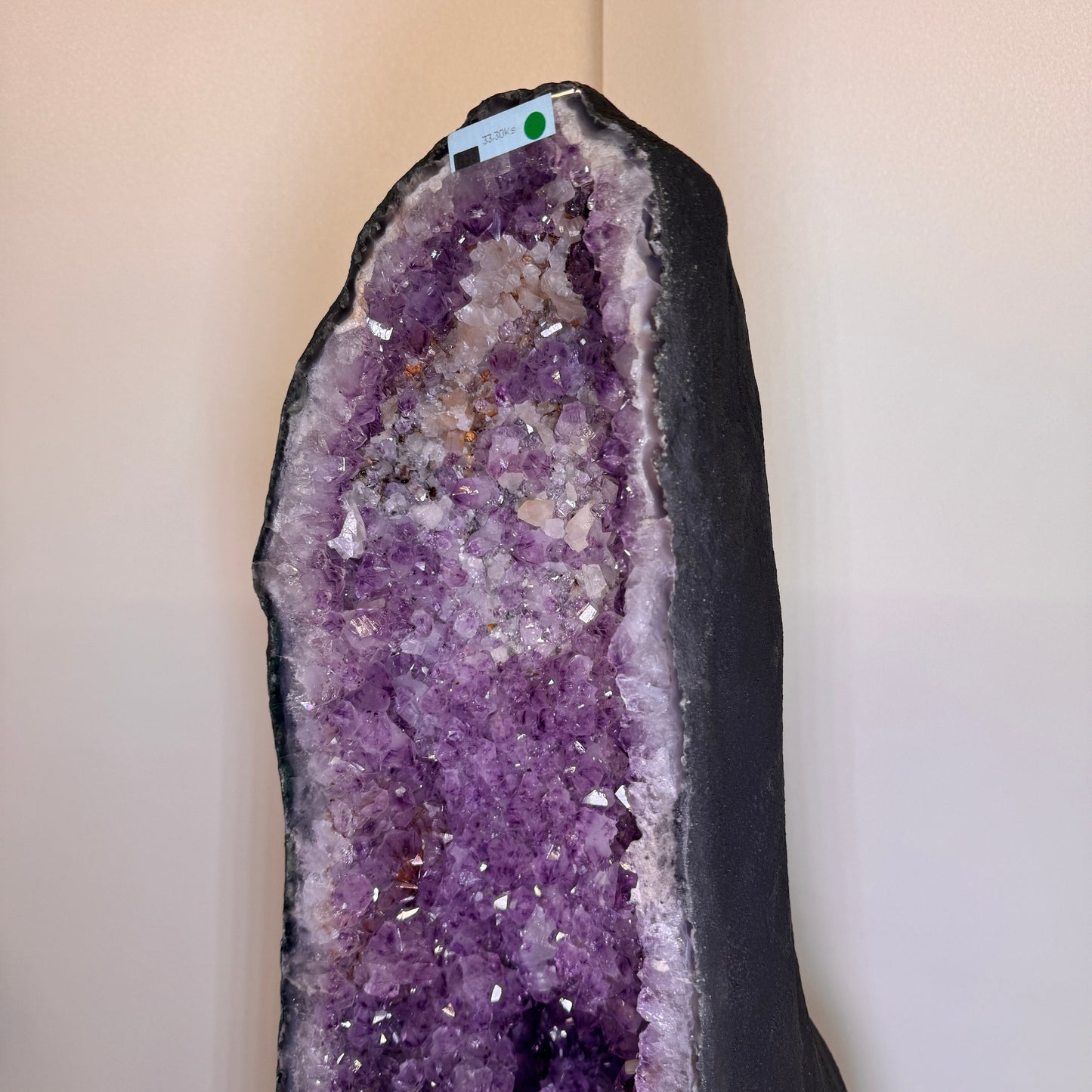 XL amethist kathedraal van 65 cm hoog  (alleen afhalen)