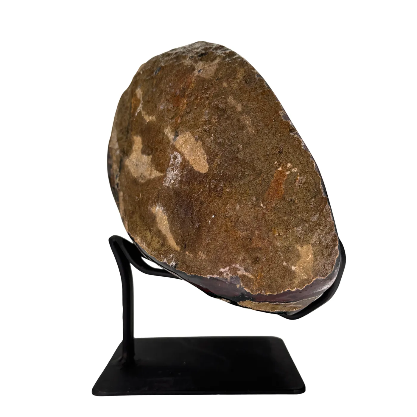 Amethist op Zwarte Metalen Standaard – Hoge Kwaliteit (2 kg)