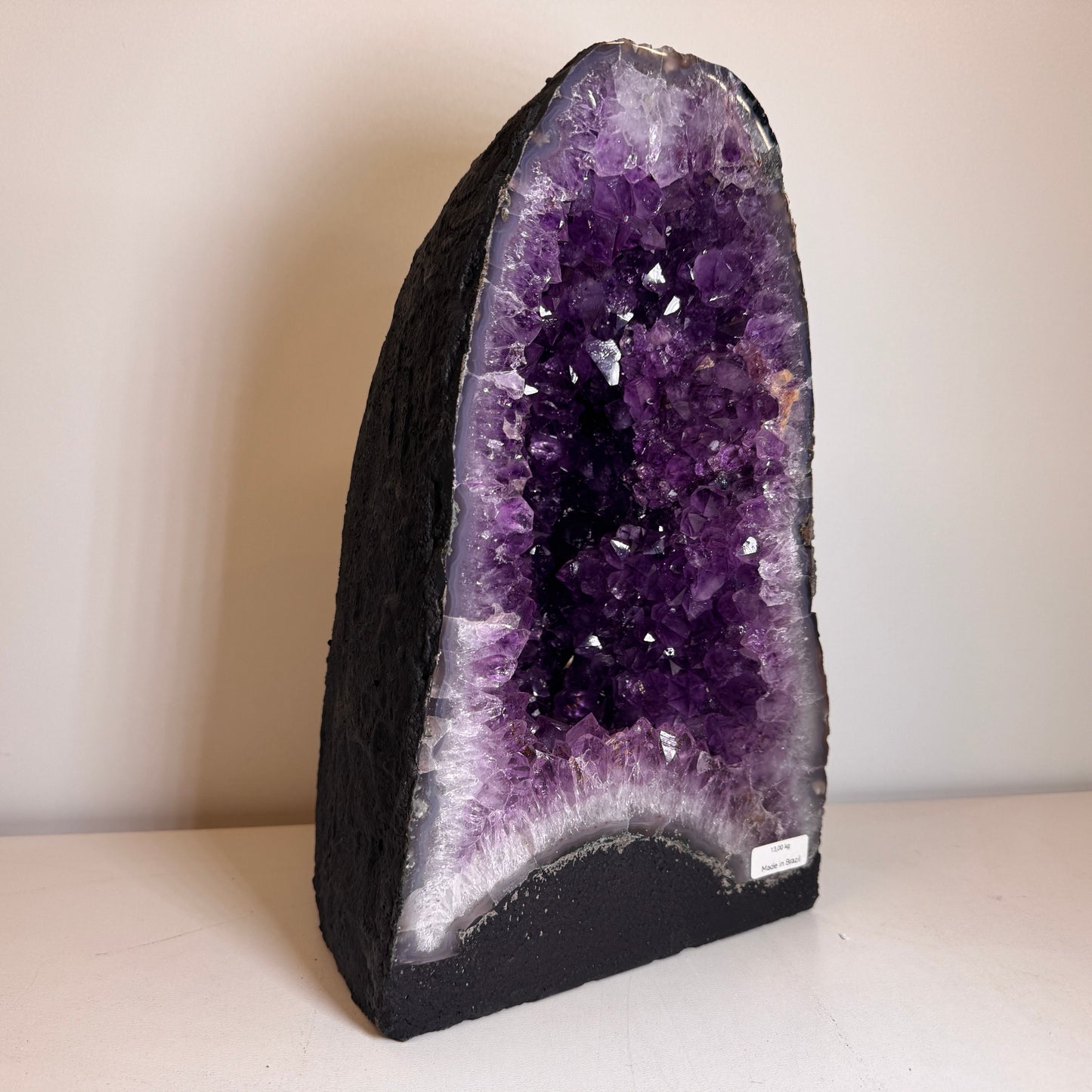 Dieppaarse Amethist Kathedraal – Hoge Kwaliteit uit Uruguay (13 kg)